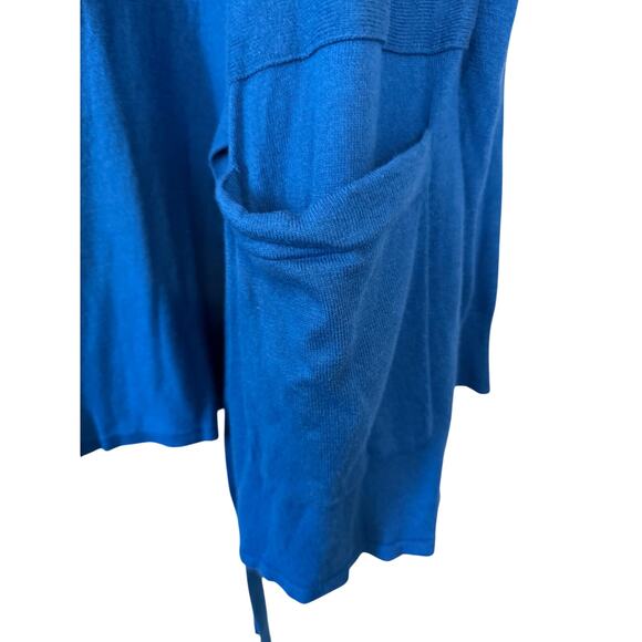 New York & Company Teal Tie Front Cardigan Sz XXL - Picture 4 of 7